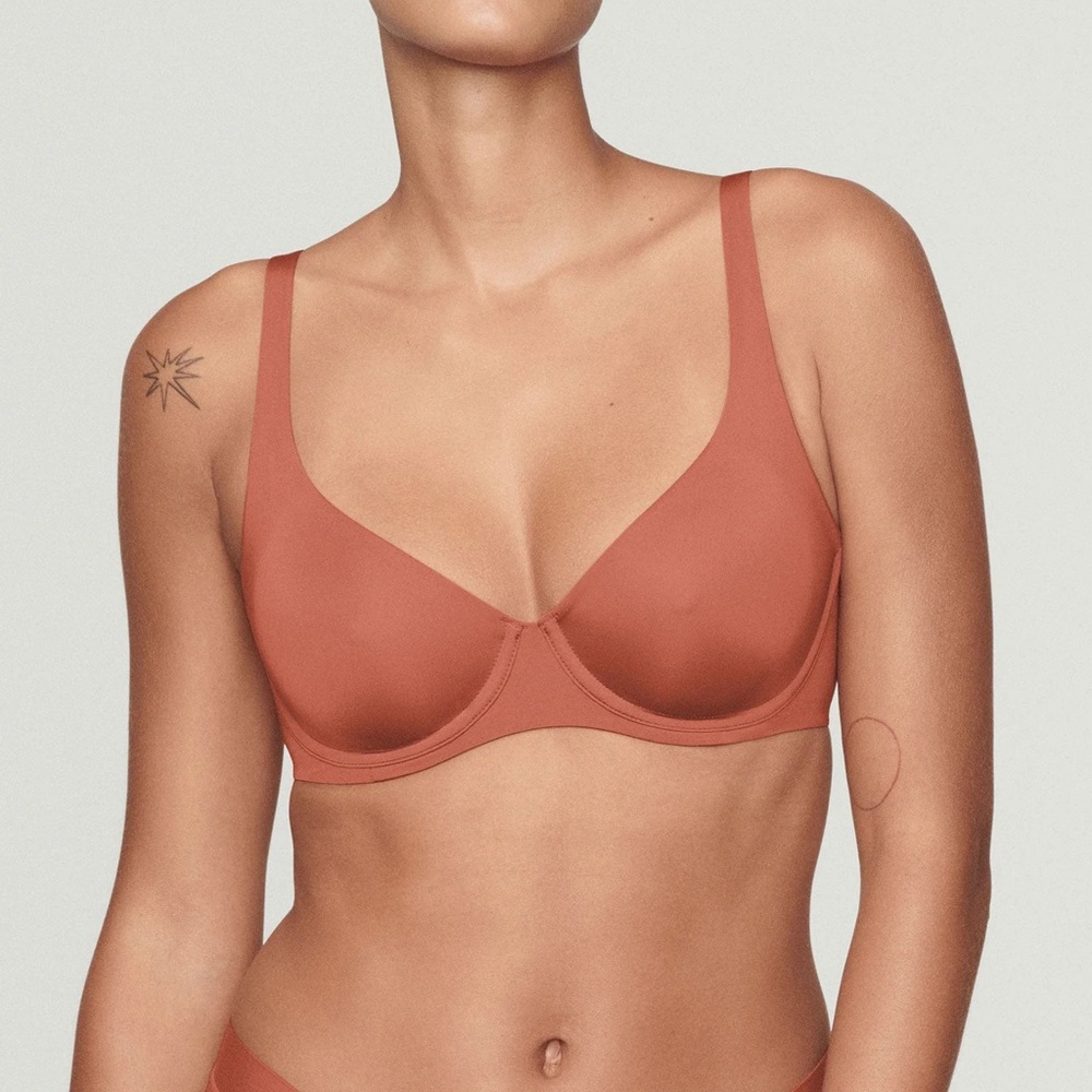 CUUP The Scoop Micro Bra in Clay